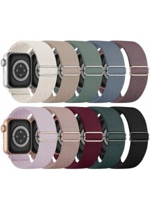 10-Pack Adjustable Stretchy Nylon Watch Bands – Classic Neutral Mix