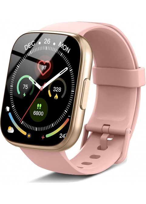 Smart Watch-1.83" HD Touchscreen Fitness Tracker with Bluetooth Calling-Rose