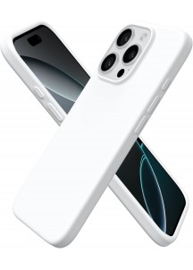 iP16 Pro 6.3" Slim Silicone Shockproof Case -White