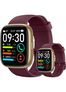 Smart Watch-1.83" HD Touchscreen Fitness Tracker with Bluetooth Calling-Red