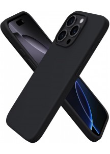 iP16 Pro 6.3" Slim Silicone Shockproof Case -Black