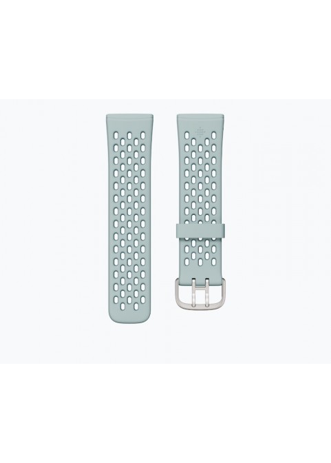 Personalized watch strap-Soft Light Blue Gray-Compatible with Charge 5 by Fit